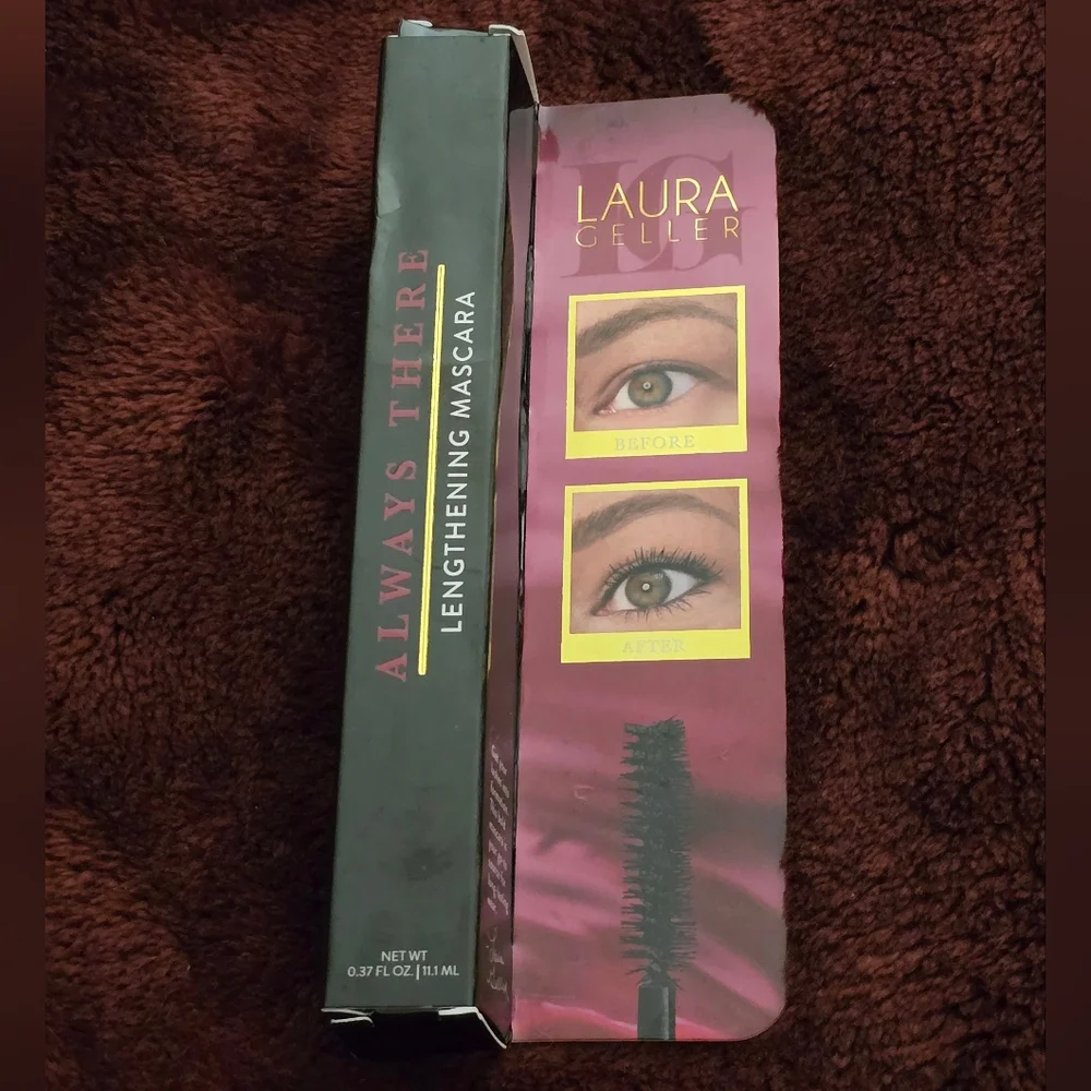 Laura Geller ALWAYS THERE Lengthening Mascara – Black (Full Size) NIB